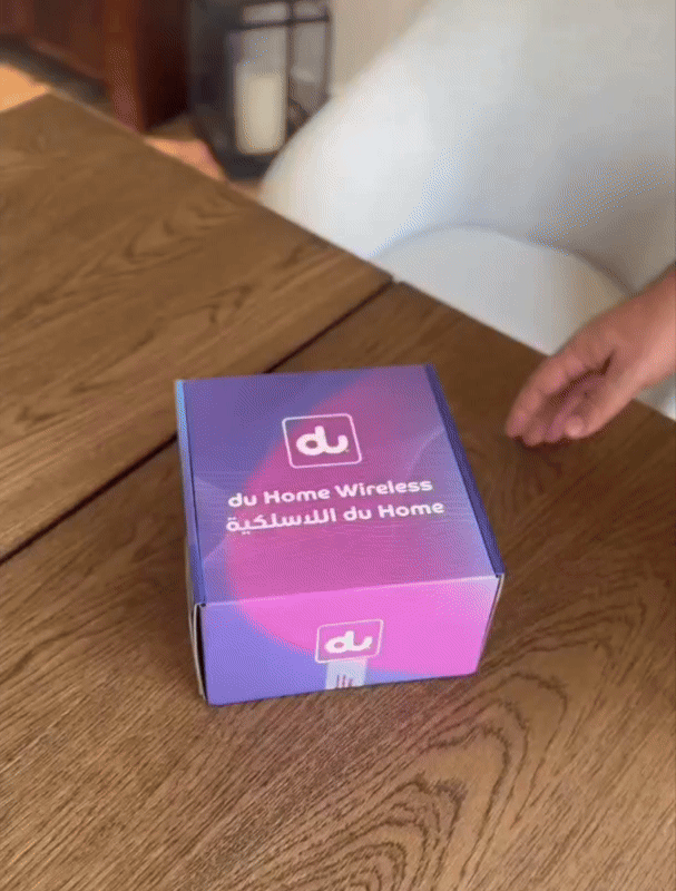 du Home Wireless delivery